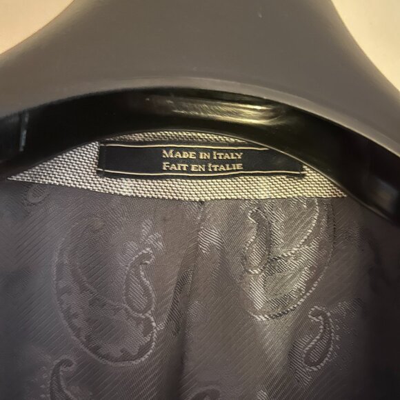 Arnold Brant Mens Sport Coat Gray Windowpane Lightweight Blazer 40S corporate - Picture 3 of 12